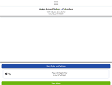 Tablet Screenshot of helenasiankitchenoh.com